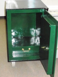 Antique Warranted Fire Proof Safe