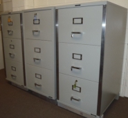 Wormald 3x3 Drawer Filing Safes